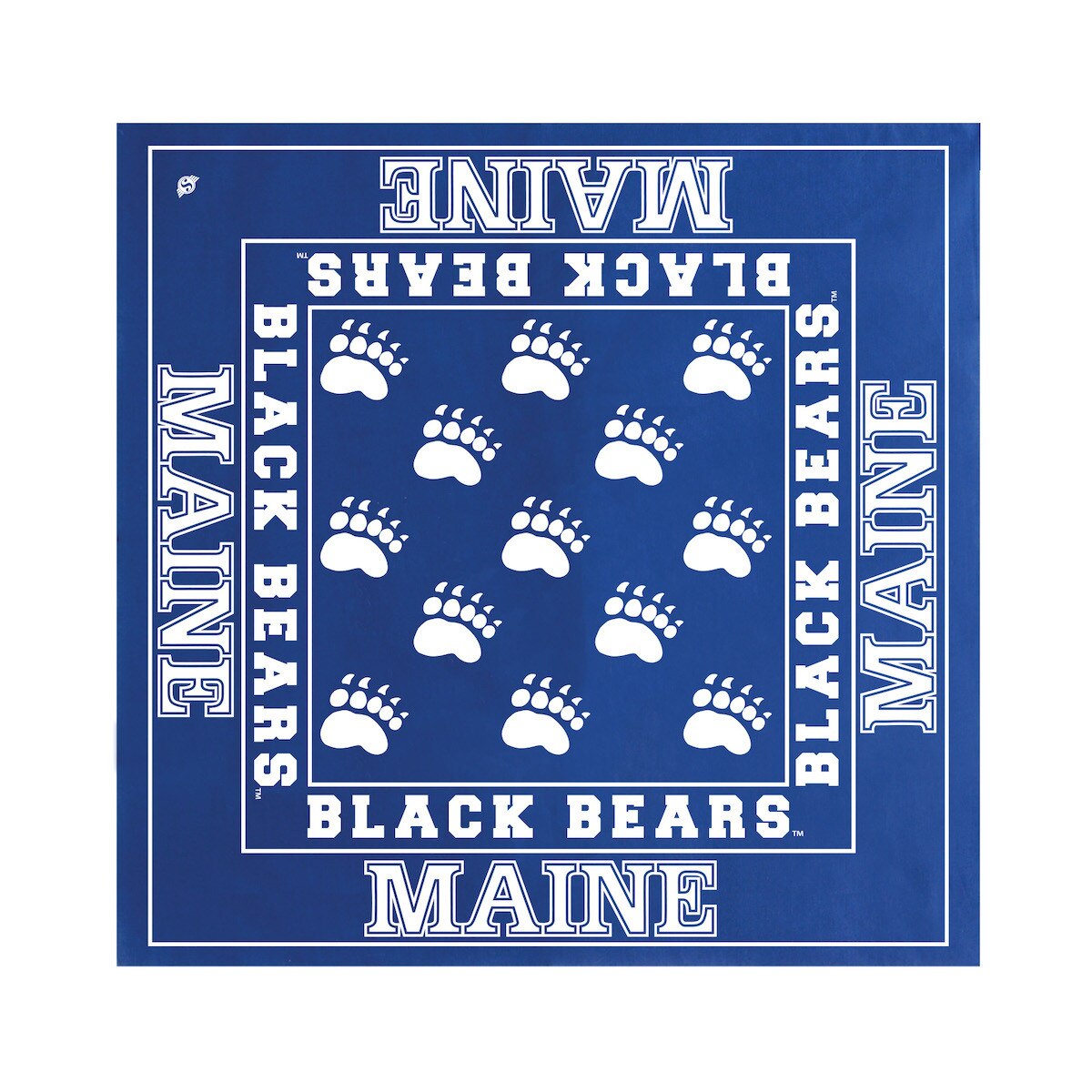 Maine Black Bears Paws Bandana